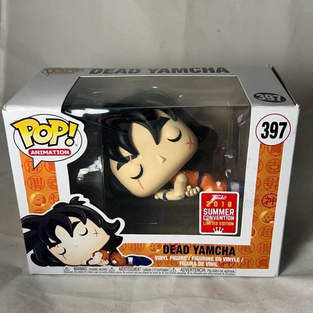 Funko Pop Animation Dragon Ball Z Dead Yamcha #397 Summer Convention 2018 *READ